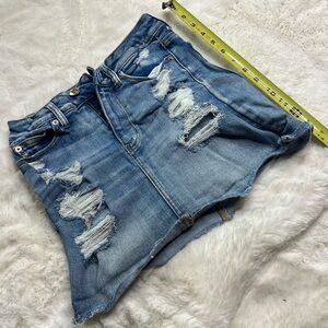 2 American eagle Jean skirt